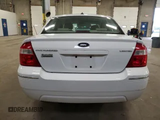 2007 Ford Five Hundred Limited with VIN 1FAHP25127G156270, listed as a Copart auction lot 57821885 with 45,796 mi miles and Salvage title. Bid and sale history available at DreamBid. Image 6.
