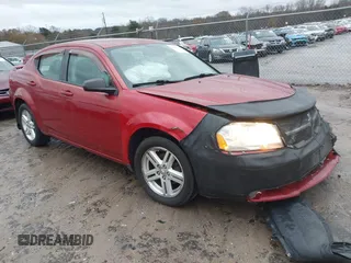2009 Dodge Avenger SXT with VIN 1B3LC56BX9N523621, listed as a IAAI auction lot 41068673 with 174,055 mi miles. Bid and sale history available at carsss.com. Image 1.