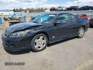 2006 Chevrolet Monte Carlo SS with VIN 2G1WL16C669234529, listed as a Copart auction lot 52373025 with 118,827 mi miles and Salvage Title. Bid and sale history available at carsss.com. Image 1.