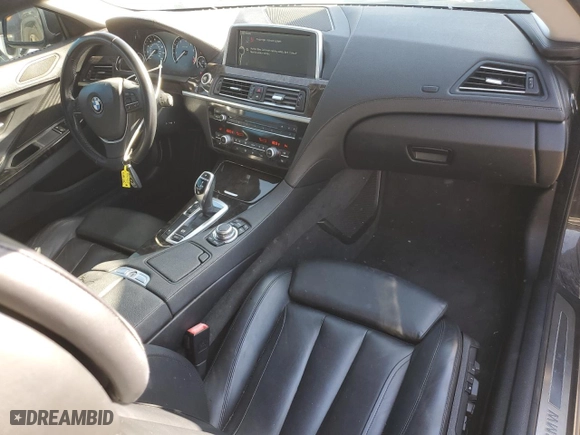 2012 BMW 6 Series 650i with VIN WBALX3C55CDV77876, listed as a Copart auction lot 44644405 with 95,621 mi miles and Clean Title. Bid and sale history available at carsss.com. Image 8.
