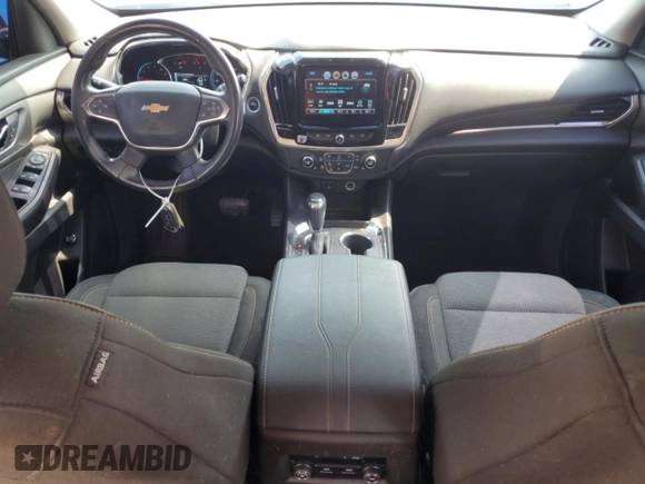 2019 Chevrolet Traverse LT Cloth with VIN 1GNERGKW7KJ161097, listed as a Copart auction lot 59215945 with 117,974 mi miles and Salvage title. Bid and sale history available at DreamBid. Image 8.