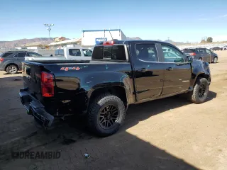 2020 Chevrolet Colorado 4WD LT with VIN 1GCGTCEN9L1251335, listed as a Copart auction lot 48539795 with 34,019 mi miles and Salvage Title. Bid and sale history available at carsss.com. Image 3.