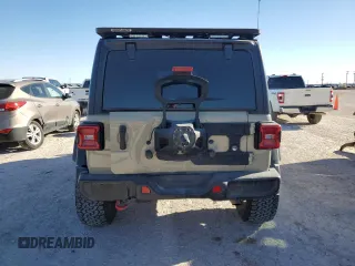 2022 Jeep Wrangler Unlimited Rubicon с VIN 1C4HJXFNXNW243878, выставлен на аукционе Copart как лот 81610334 с пробегом 29 210 миль миль и Чистый • Clean title. История ставок и продаж доступна на DreamBid. Изображение 6.