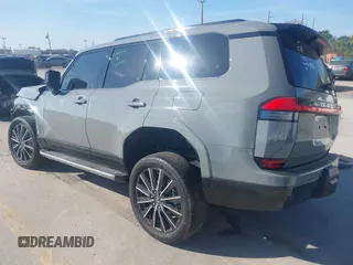 2024 Lexus GX with VIN JTJVBCDX7R5019750, listed as a IAAI auction lot 41505401 with 7,695 mi miles. Bid and sale history available at carsss.com. Image 3.
