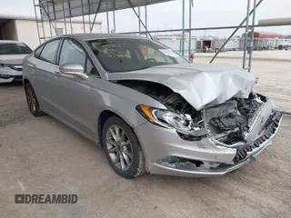2017 Ford Fusion SE with VIN 3FA6P0H71HR214150, listed as a IAAI auction lot 41533148 with 125,654 mi miles. Bid and sale history available at carsss.com. Image 1.