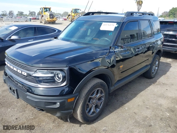 2023 Ford Bronco Sport Badlands with VIN 3FMCR9D91PRD06193, listed as a IAAI auction lot 41576579 with 37,858 mi miles. Bid and sale history available at carsss.com. Image 19.