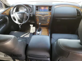 2013 Infiniti QX56 with VIN JN8AZ2NE6D9041684, listed as a Copart auction lot 73766054 with 153,777 mi miles and Salvage Title. Bid and sale history available at carsss.com. Image 8.