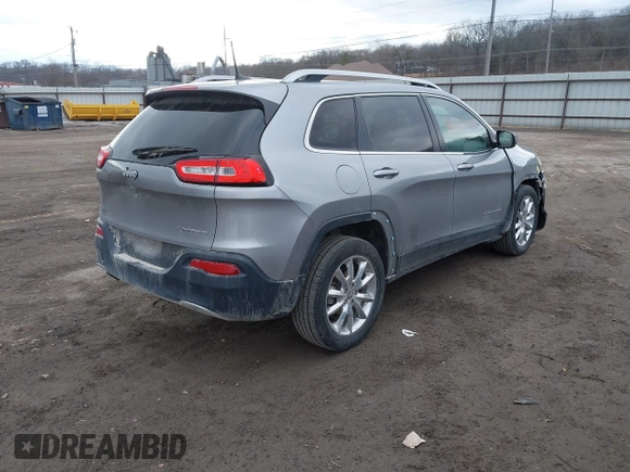 2016 Jeep Cherokee High Altitude with VIN 1C4PJLDB6GW229136, listed as a IAAI auction lot 41675568 with 146,533 mi miles. Bid and sale history available at carsss.com. Image 4.