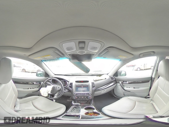 2014 Kia Sorento SX with VIN 5XYKWDA70EG432406, listed as a Copart auction lot 44859275 with 129,610 mi miles and Salvage Title. Bid and sale history available at carsss.com. Image 14.