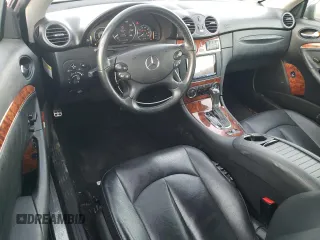 2008 Mercedes-Benz CLK 350 with VIN WDBTK56F78F243702, listed as a Copart auction lot 75625804 with 130,524 mi miles and Salvage Title. Bid and sale history available at DreamBid. Image 8.