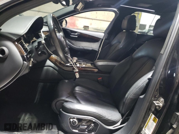 2015 Audi A8 3.0T with VIN WAU3GAFD9FN023200, listed as a Copart auction lot 59856315 with 140,472 mi miles and Salvage title. Bid and sale history available at DreamBid. Image 7.