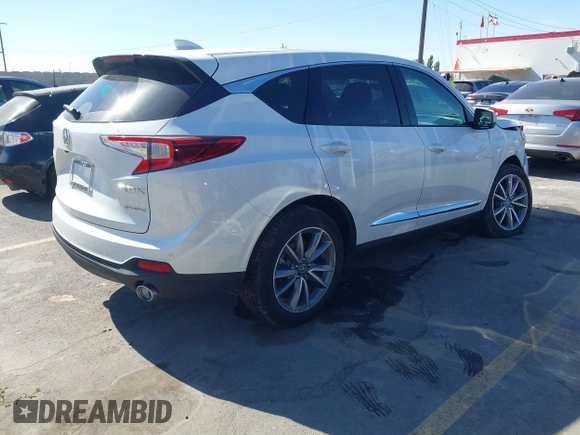 2020 Acura RDX Technology with VIN 5J8TC2H59LL025306, listed as a IAAI auction lot 40573920 with 15,545 mi miles and . Bid and sale history available at DreamBid. Image 4.