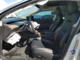 2020 Tesla Model 3 Standard Range Plus with VIN 5YJ3E1EA6LF661513, listed as a Copart auction lot 47008985 with 128,362 mi miles and Non Repairable. Bid and sale history available at DreamBid. Image 7.