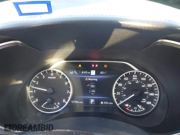 2022 Nissan Maxima SV with VIN 1N4AA6CV8NC502553, listed as a IAAI auction lot 41354940 with 57,786 mi miles and . Bid and sale history available at DreamBid. Image 7.