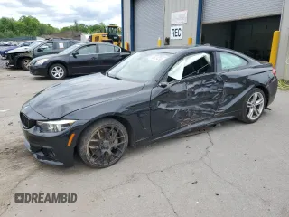 2018 BMW 4 Series 440i z VIN WBA4W7C58JAD28990, wystawiony jako Copart lot #58534295 z przebiegiem 55 143 mil mil oraz Szkoda całkowita • Salvage title. Historia ofert i sprzedaży dostępna na DreamBid. Obrazek 1.