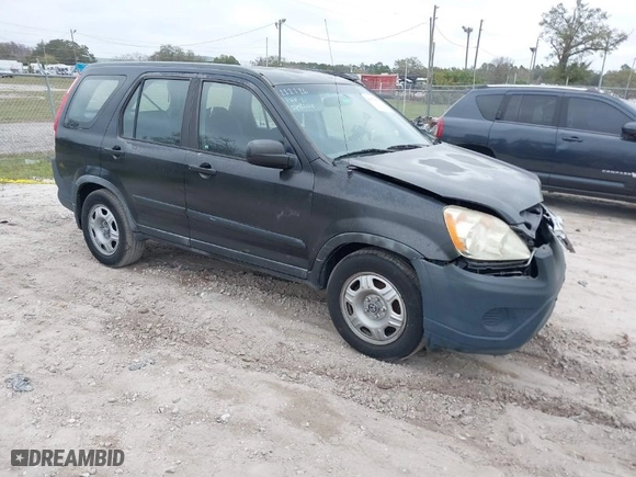 2005 Honda CR-V LX with VIN JHLRD68565C016677, listed as a IAAI auction lot 41570773 with 192,932 mi miles. Bid and sale history available at carsss.com. Image 1.