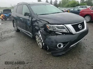 2015 Nissan Pathfinder SL with VIN 5N1AR2MM0FC632664, listed as a Copart auction lot 57969765 with 72,975 mi miles and Salvage title. Bid and sale history available at DreamBid. Image 15.