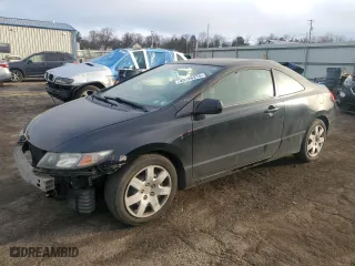 2010 Honda Civic Cpe LX with VIN 2HGFG1B6XAH514448, listed as a Copart auction lot 49726315 with 162,178 mi miles and Salvage Title. Bid and sale history available at carsss.com. Image 1.