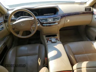 2007 Mercedes-Benz S 550 with VIN WDDNG71X37A063481, listed as a Copart auction lot 52700355 with 213,817 mi miles and Salvage Title. Bid and sale history available at DreamBid. Image 8.