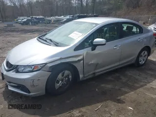 2015 Honda Civic Sedan LX with VIN 19XFB2F50FE702158, listed as a IAAI auction lot 41946929 with 48,646 mi miles. Bid and sale history available at carsss.com. Image 17.