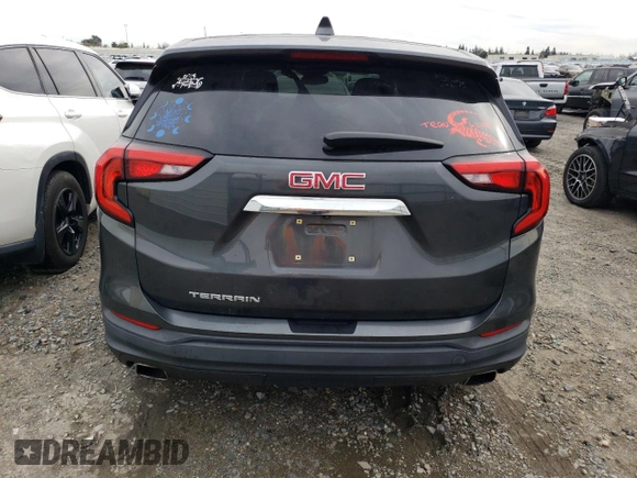 2018 GMC Terrain SLE with VIN 3GKALMEX5JL126355, listed as a Copart auction lot 49701245 with 88,007 mi miles and Salvage Title. Bid and sale history available at carsss.com. Image 6.