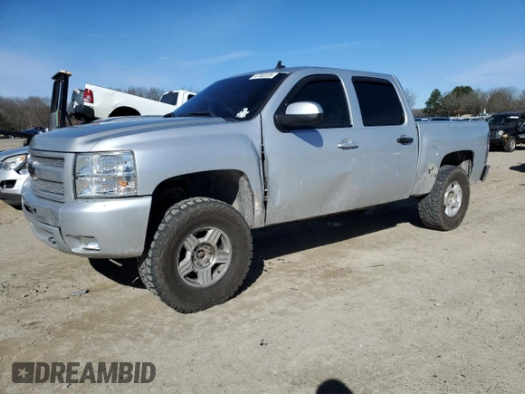 2010 Chevrolet Silverado 1500 with VIN 3GCRKTE25AG243295, listed as a Copart auction lot 47752225 with 199,042 mi miles and Salvage Title. Bid and sale history available at DreamBid. Image 1.