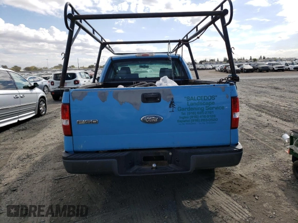 2007 Ford F-150 XLT with VIN 1FTPX12577KB38819, listed as a Copart auction lot 74726934 with 313,485 mi miles and Salvage Title. Bid and sale history available at carsss.com. Image 6.