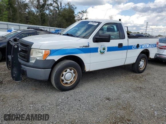 2013 Ford F-150 XL with VIN 1FTMF1CF1DFD34613, listed as a Copart auction lot 44708975 with Not provided miles and Salvage title. Bid and sale history available at DreamBid. Image 1.