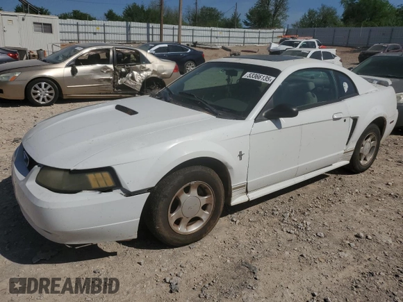 2001 Ford Mustang Standard z VIN 1FAFP40441F224862, wystawiony jako Copart lot #53366135 z przebiegiem Nie podano mil oraz Czysty tytuł • Clean title. Historia ofert i sprzedaży dostępna na DreamBid. Obrazek 1.