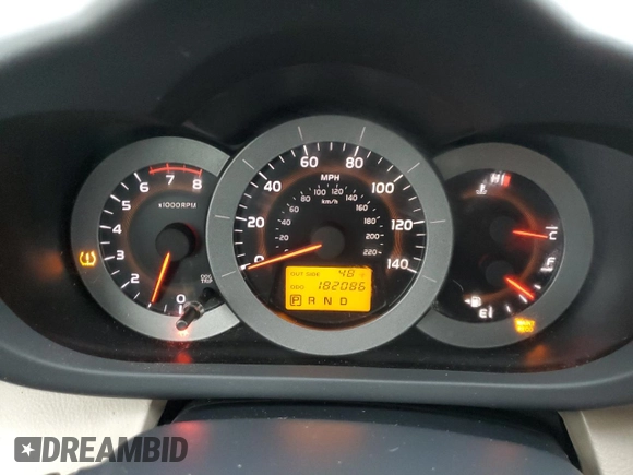 2007 Toyota RAV4 Limited with VIN JTMBD31VX76051568, listed as a Copart auction lot 83827544 with 182,086 mi miles and Salvage Title. Bid and sale history available at carsss.com. Image 9.