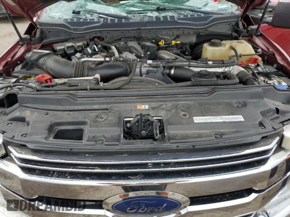 2017 Ford F-250 Lariat z VIN 1FT7W2BT3HEE54323, wystawiony jako Copart lot #55990905 z przebiegiem 92 544 mil mil oraz Szkoda całkowita • Salvage title. Historia ofert i sprzedaży dostępna na DreamBid. Obrazek 11.