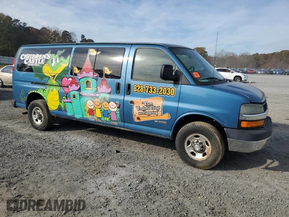 2006 Chevrolet Express Passenger with VIN 1GAHG39U261200900, listed as a Copart auction lot 81040404 with 68,221 mi miles and Salvage title. Bid and sale history available at DreamBid. Image 4.