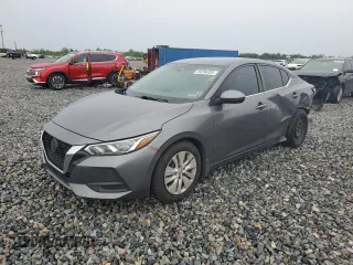 2021 Nissan Sentra S z VIN 3N1AB8BV4MY254590, wystawiony jako Copart lot #59294325 z przebiegiem 76 100 mil mil oraz Szkoda całkowita • Salvage title. Historia ofert i sprzedaży dostępna na DreamBid. Obrazek 1.