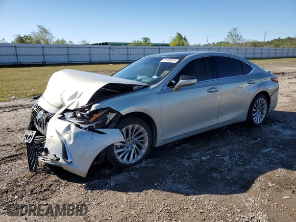 2022 Lexus ES with VIN 58AFZ1B11NU122351, listed as a Copart auction lot 81388374 with 27,198 mi miles and Salvage Title. Bid and sale history available at carsss.com. Image 1.