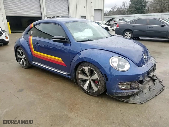 2012 Volkswagen Beetle 2.0T Turbo with VIN 3VW467AT5CM638809, listed as a Copart auction lot 42114865 with 94,703 mi miles and Salvage Title. Bid and sale history available at carsss.com. Image 10.