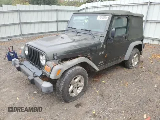 2005 Jeep Wrangler X with VIN 1J4FA39S65P319487, listed as a Copart auction lot 71848394 with 161,574 mi miles and Salvage Title. Bid and sale history available at carsss.com. Image 1.