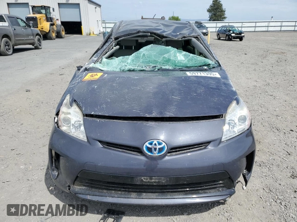 2015 Toyota Prius Four с VIN JTDKN3DU1F0409531, выставлен на аукционе Copart как лот 59771395 с пробегом 147 389 миль миль и Списание • Salvage title. История ставок и продаж доступна на DreamBid. Изображение 5.