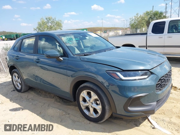 2024 Honda HR-V LX with VIN 3CZRZ1H30RM750097, listed as a IAAI auction lot 41864237 with 26,380 mi miles and . Bid and sale history available at DreamBid. Image 14.