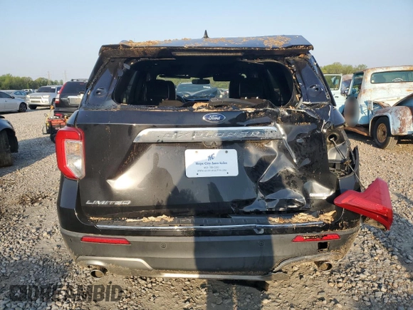 2020 Ford Explorer Limited z VIN 1FMSK8FH9LGA93347, wystawiony jako Copart lot #52611835 z przebiegiem 105 120 mil mil oraz Szkoda całkowita • Salvage title. Historia ofert i sprzedaży dostępna na DreamBid. Obrazek 6.
