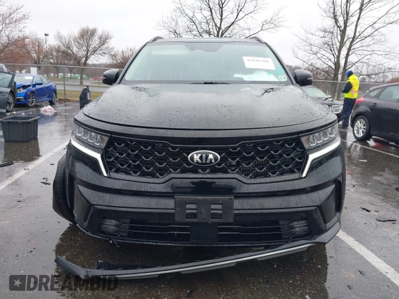 2021 Kia Sorento EX with VIN 5XYRHDLF4MG056093, listed as a IAAI auction lot 41848300 with 41,226 mi miles. Bid and sale history available at carsss.com. Image 12.
