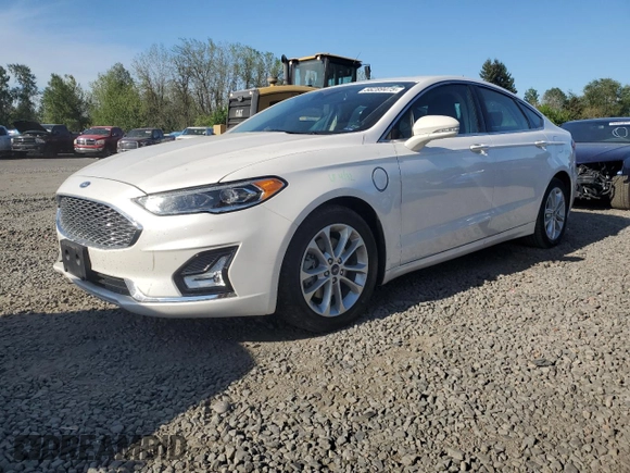 2019 Ford Fusion Titanium with VIN 3FA6P0SU0KR202707, listed as a Copart auction lot 56289475 with 26,217 mi miles and Salvage title. Bid and sale history available at DreamBid. Image 1.