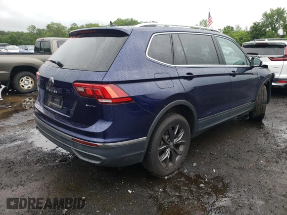 2022 Volkswagen Tiguan SE с VIN 3VV2B7AX0NM010203, выставлен на аукционе Copart как лот 60941455 с пробегом 43 011 миль миль и Списание • Salvage title. История ставок и продаж доступна на DreamBid. Изображение 3.