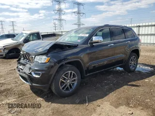 2018 Jeep Grand Cherokee Limited with VIN 1C4RJFBG0JC363271, listed as a Copart auction lot 52819605 with 77,576 mi miles and Salvage Title. Bid and sale history available at DreamBid. Image 1.