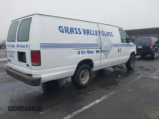 2008 Ford Econoline Cargo Commercial with VIN 1FTNS24L38DA02653, listed as a IAAI auction lot 41118303 with 185,433 mi miles and . Bid and sale history available at DreamBid. Image 4.