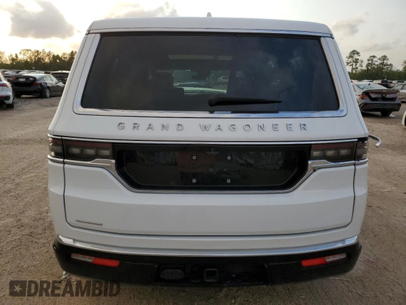 2023 Jeep Grand Wagoneer with VIN 1C4SJVEJ0PS545778, listed as a Copart auction lot 78696014 with 27,771 mi miles and Salvage title. Bid and sale history available at DreamBid. Image 6.