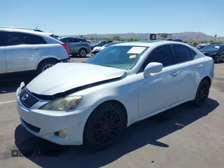 2007 Lexus IS 250 with VIN JTHBK262472046760, listed as a IAAI auction lot 42287520 with 219,758 mi miles and . Bid and sale history available at DreamBid. Image 2.