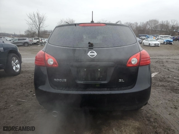 2009 Nissan Rogue S with VIN JN8AS58V99W431592, listed as a Copart auction lot 41858205 with 174,699 mi miles and Salvage Title. Bid and sale history available at carsss.com. Image 6.