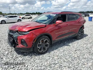2020 Chevrolet Blazer RS z VIN 3GNKBERS3LS665144, wystawiony jako Copart lot #60528505 z przebiegiem 15 218 mil mil oraz Szkoda całkowita • Salvage title. Historia ofert i sprzedaży dostępna na DreamBid. Obrazek 1.
