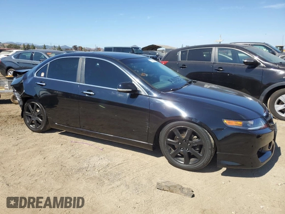 2005 Acura TSX with VIN JH4CL95915C008578, listed as a Copart auction lot 72825624 with 293,413 mi miles and Salvage Title. Bid and sale history available at DreamBid. Image 4.