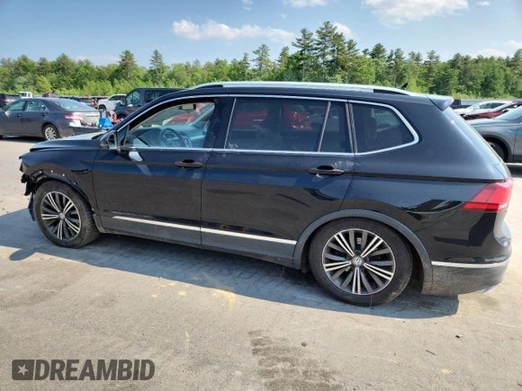 2018 Volkswagen Tiguan SEL with VIN 3VV2B7AX5JM015388, listed as a Copart auction lot 60222195 with 121,389 mi miles and Salvage title. Bid and sale history available at DreamBid. Image 2.